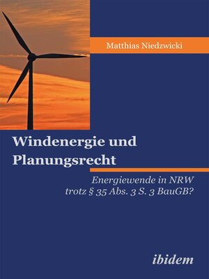 cover image of Windenergie und Planungsrecht